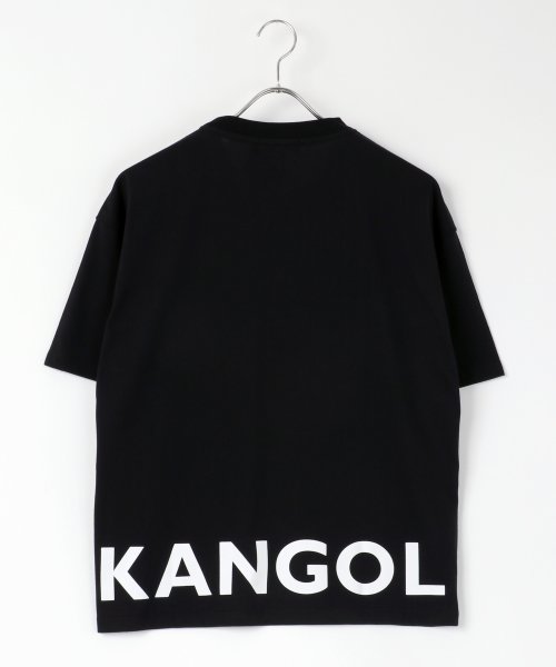 LAZAR(ラザル)/【Lazar】KANGOL/カンゴール オーバーサイズ ロゴ 刺繍 バックプリント Tシャツ/img02