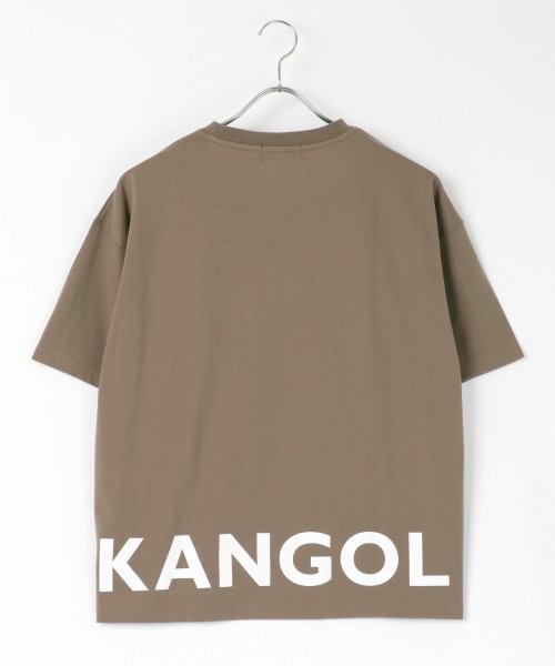 LAZAR(ラザル)/【Lazar】KANGOL/カンゴール オーバーサイズ ロゴ 刺繍 バックプリント Tシャツ/img03