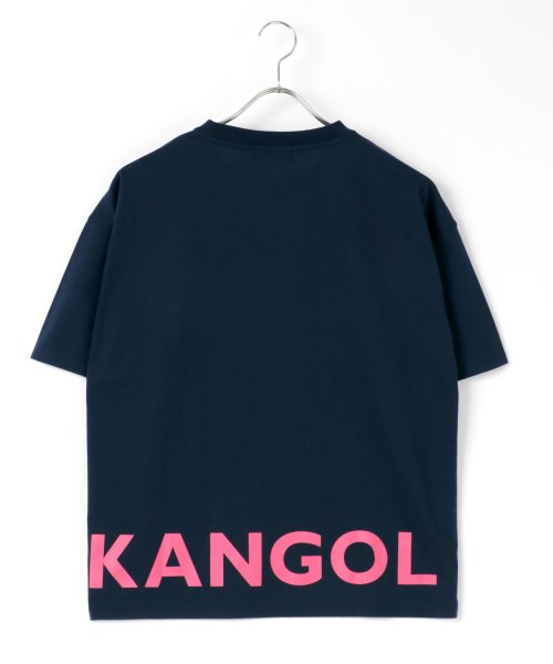 LAZAR(ラザル)/【Lazar】KANGOL/カンゴール オーバーサイズ ロゴ 刺繍 バックプリント Tシャツ/img04
