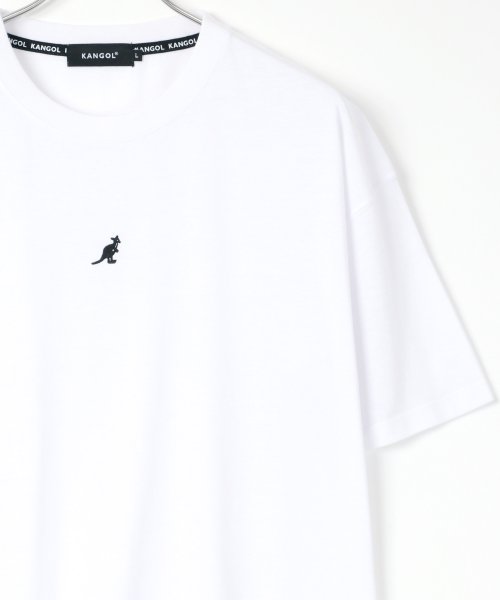 LAZAR(ラザル)/【Lazar】KANGOL/カンゴール オーバーサイズ ロゴ 刺繍 バックプリント Tシャツ/img06