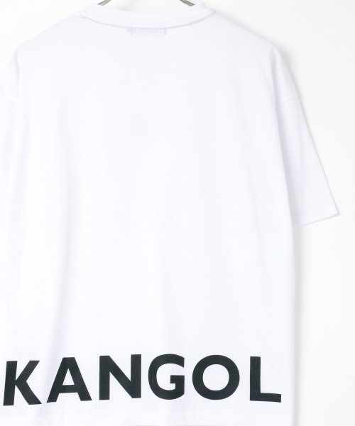 LAZAR(ラザル)/【Lazar】KANGOL/カンゴール オーバーサイズ ロゴ 刺繍 バックプリント Tシャツ/img07
