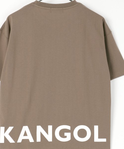 LAZAR(ラザル)/【Lazar】KANGOL/カンゴール オーバーサイズ ロゴ 刺繍 バックプリント Tシャツ/img11