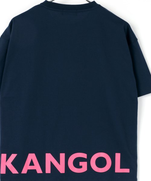 LAZAR(ラザル)/【Lazar】KANGOL/カンゴール オーバーサイズ ロゴ 刺繍 バックプリント Tシャツ/img13