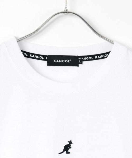 LAZAR(ラザル)/【Lazar】KANGOL/カンゴール オーバーサイズ ロゴ 刺繍 バックプリント Tシャツ/img14
