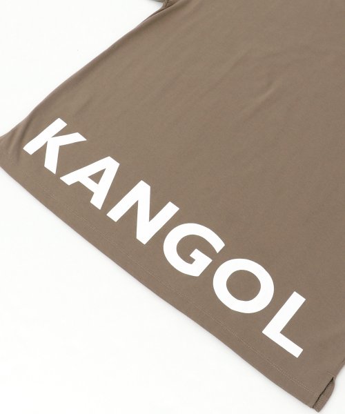 LAZAR(ラザル)/【Lazar】KANGOL/カンゴール オーバーサイズ ロゴ 刺繍 バックプリント Tシャツ/img20