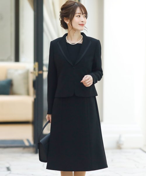 テーラードジャケットワンピーススーツ プールヴー Pourvous Magaseek