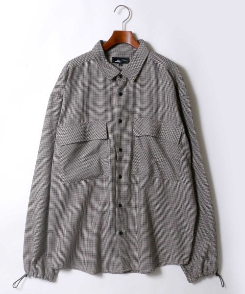 SITRY(SITRY)/【SITRY】オーバーサイズ 袖コード付き CPOシャツジャケット/img08