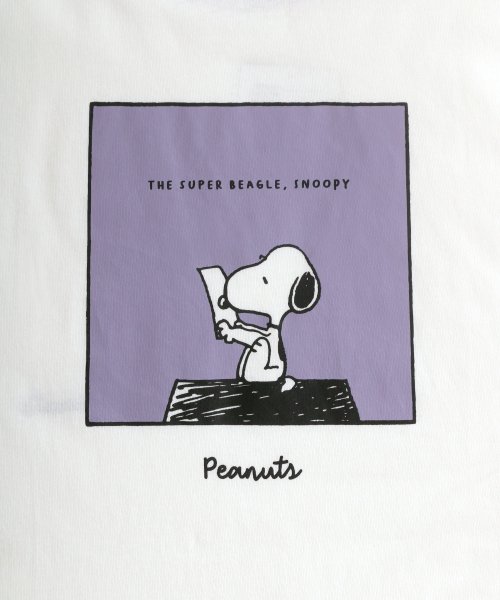 salong hameu(salong hameu)/【Salong hameu】PEANUTS◆スヌーピー イラストバックプリント長袖Tシャツ/img05