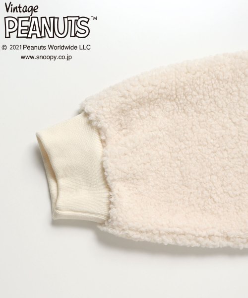 salong hameu(salong hameu)/【Salong hameu】PEANUTS◆スヌーピー フェイス刺繍ボアトレーナー/ユニセックス/img04