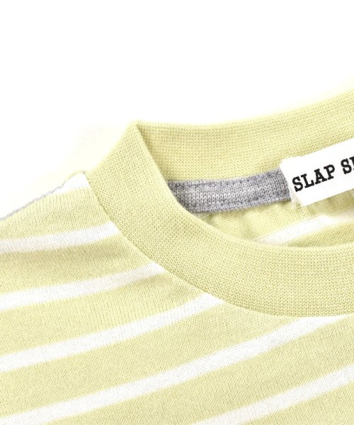 SLAP SLIP(スラップスリップ)/5カラー ボーダー 天竺 ロング Tシャツ (80~130cm)/img11