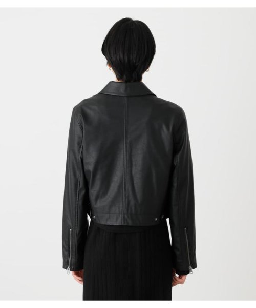 AZUL by moussy(アズールバイマウジー)/ECO LEATHER SHOR JACKET/img15