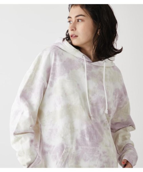 AZUL by moussy(アズールバイマウジー)/TIE DYE HOODIE/img10