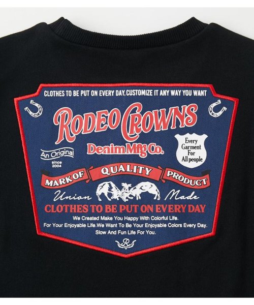 RODEO CROWNS WIDE BOWL(ロデオクラウンズワイドボウル)/キッズフラッシャーパッチスウェット/img12