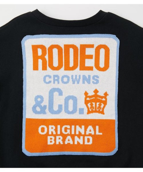 RODEO CROWNS WIDE BOWL(ロデオクラウンズワイドボウル)/キッズジャガードパッチスウェット/img12