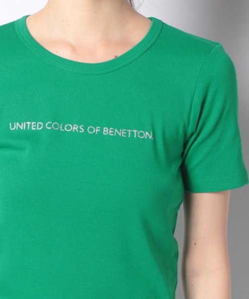 BENETTON (women)(ベネトン（レディース）)/ロゴクルーネックTシャツ・カットソー/img17