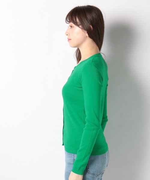 BENETTON (women)(ベネトン（レディース）)/コットンクルーネックニットカーディガン/img42