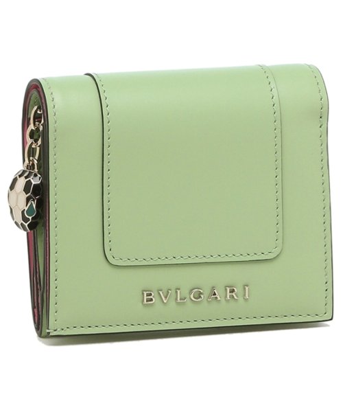 ブルガリ 三つ折り財布 セルペンティ ミニ財布 グリーン レディース Bvlgari 2729 ブルガリ Bvlgari Magaseek