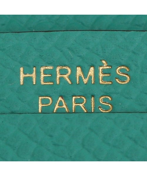 HERMES(エルメス)/エルメス エプソン ベアンコンパクト ヴェールヴェローヌ ゴールド金具 D刻印 ブルー 二つ折り財布 レディース HERMES H039790CC U1/img08