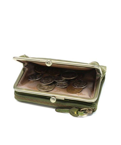 ダコタ 財布 Dakota 二つ折り財布 がま口 ハーヴェスト ミニ財布 本革 イタリアンレザー 二つ折り 小銭入れ ブランド ダコタ Dakota Magaseek