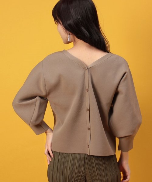 NICE CLAUP OUTLET(ナイスクラップ　アウトレット)/【natural couture】フワ軽スポンジヤーン2WAYニット/img08