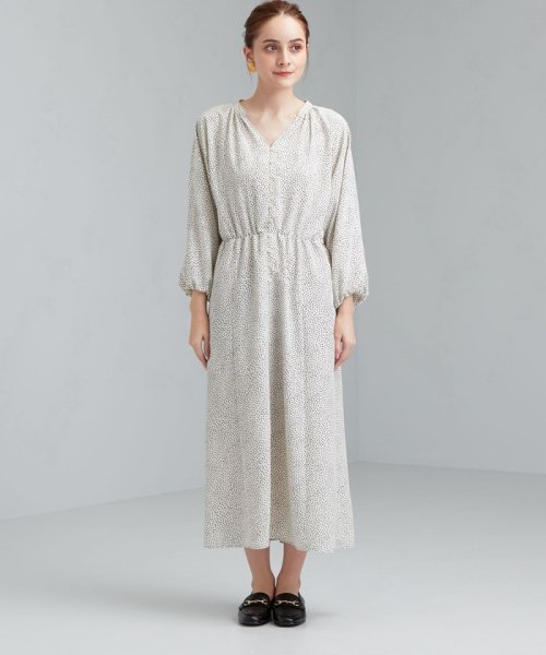 Ffc シャドー ギフト プレゼント ご褒美 ドット セミフレア ワンピース