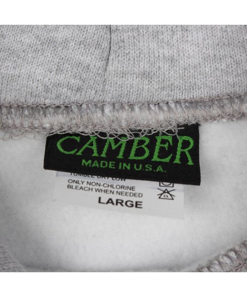 CAMBER(キャンバー)/CAMBER キャンバー パーカー スウェット メンズ 無地 CROSS KNIT PULL OVER SWEAT SHIRT ブラック ホワイト グレー ネイ/img04