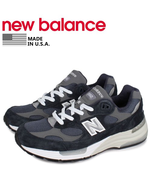ニューバランス New Balance 992 スニーカー メンズ Dワイズ Made In Usa ネイビー M992gg ニューバランス Newbalance Magaseek