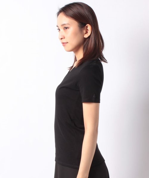 BENETTON (women)(ベネトン（レディース）)/コットン100％無地Vネック半袖Tシャツ・カットソー/img05