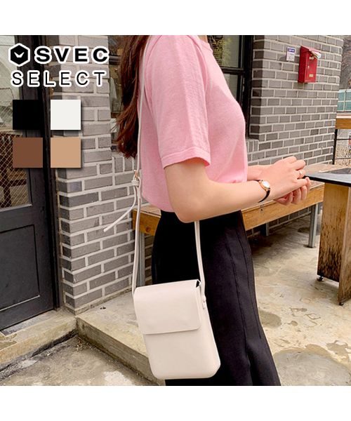 クーポン】【セール 10%OFF】ミニショルダー サコッシュ 黒 白 NSS368 