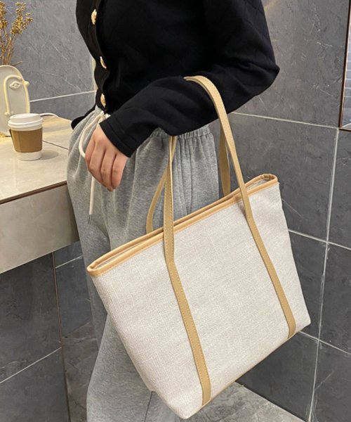 セール トートバッグレディースバッグ ショルダーバッグハンドバッグ2way キャンバス エコバッグ 肩掛けバッグa4 布 大きめ おしゃれ 大人可愛い 通学 通勤 大 セイヘイショップ Seiheishop Magaseek
