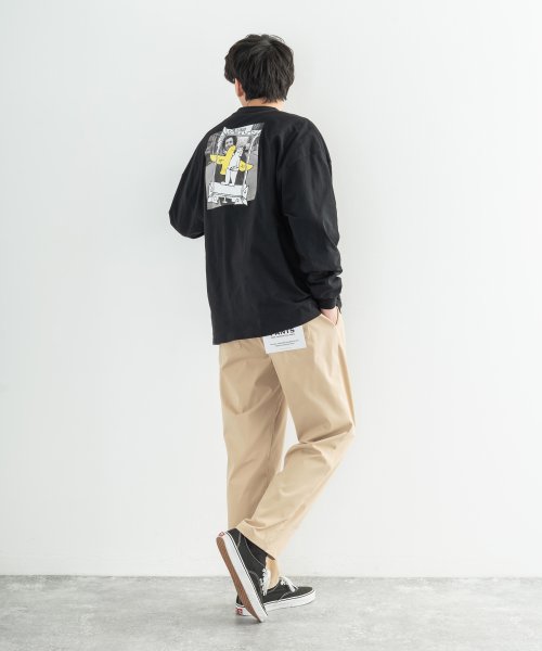 Rocky Monroe(ロッキーモンロー)/MARK GONZALES マークゴンザレス ロンT カットソー Tシャツ 長袖 メンズ レディース オーバーサイズ ビッグシルエット ドロップショルダー バル/img10