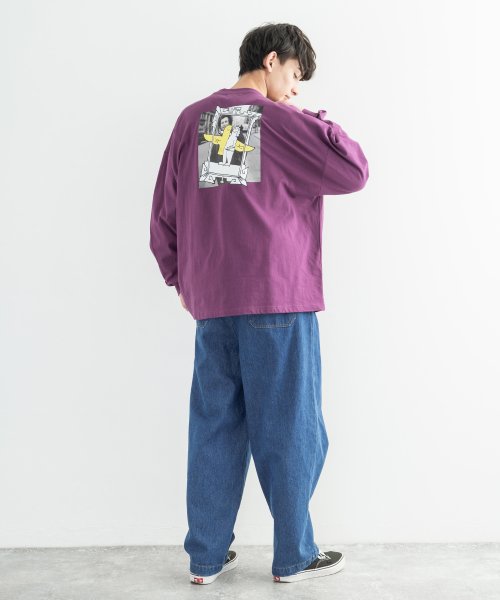 Rocky Monroe(ロッキーモンロー)/MARK GONZALES マークゴンザレス ロンT カットソー Tシャツ 長袖 メンズ レディース オーバーサイズ ビッグシルエット ドロップショルダー バル/img32