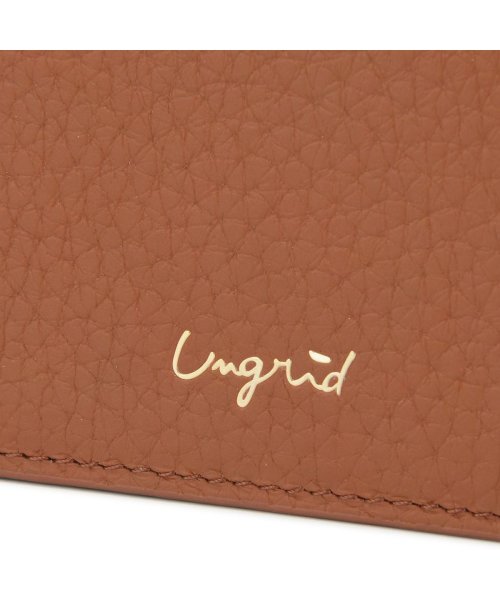 Ungrid(アングリッド)/アングリッド Ungrid カードケース 名刺入れ 定期入れ レディース COWHIDE CARD CASE ブラック ホワイト グレー ベージュ カーキ ブラ/img02