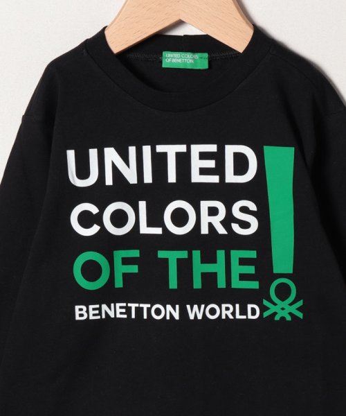 BENETTON (UNITED COLORS OF BENETTON BOYS)(ユナイテッド　カラーズ　オブ　ベネトン　ボーイズ)/ベーシックロゴ長袖Tシャツ・カットソー/img03