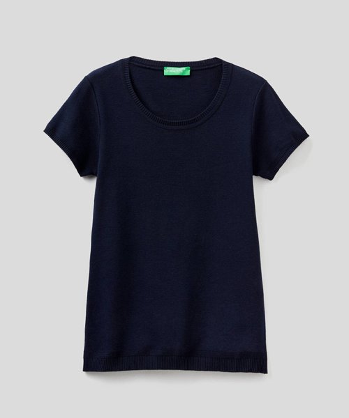 BENETTON (women)(ベネトン（レディース）)/クルーネック半袖ニット・セーター/img12