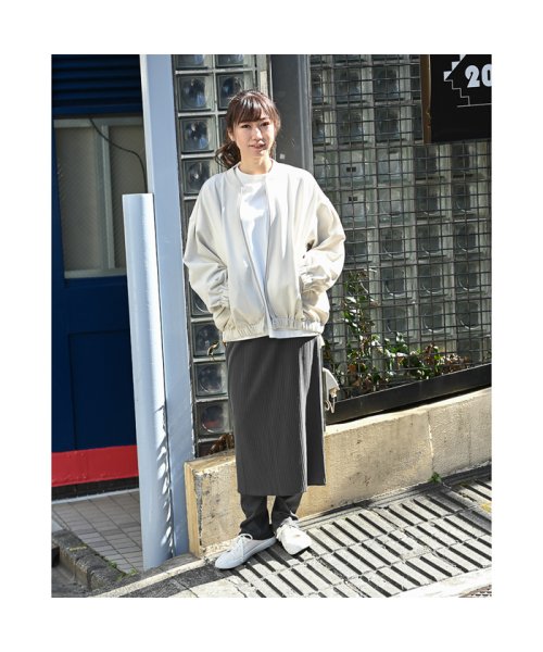 Navy ネイビー ハンサムスウェット ブルゾン 133 3416 マックハウス レディース Mac House Women Magaseek