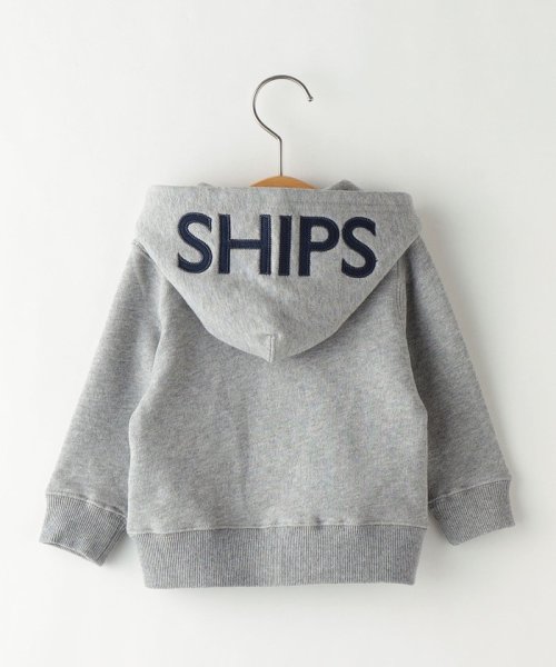 SHIPS KIDS(シップスキッズ)/SHIPS KIDS:ロゴ フード ジップ パーカー(80～90cm)/img01