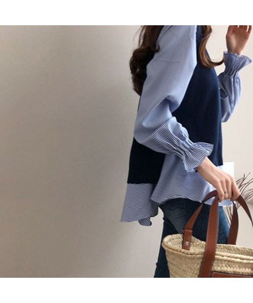 シャツブラウス ニットベスト 2点セット 人気・おすすめ｜使いやすい・旅行におすすめ 品質保証 全国発送 日本国内発送・最短翌日お届け