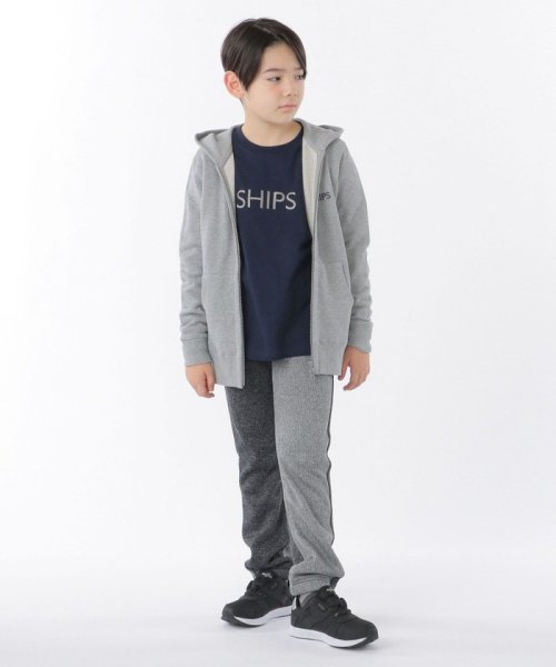 SHIPS KIDS(シップスキッズ)/SHIPS KIDS:ロゴ フード ジップ パーカー(145～160cm)/img01
