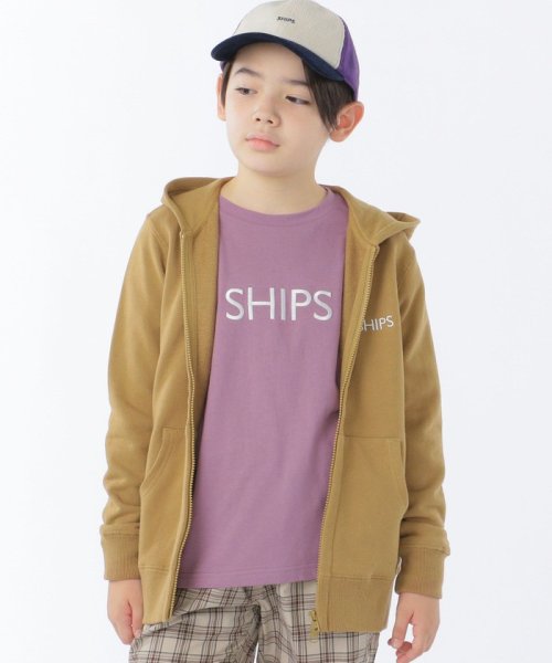 SHIPS KIDS(シップスキッズ)/SHIPS KIDS:ロゴ フード ジップ パーカー(145～160cm)/img06