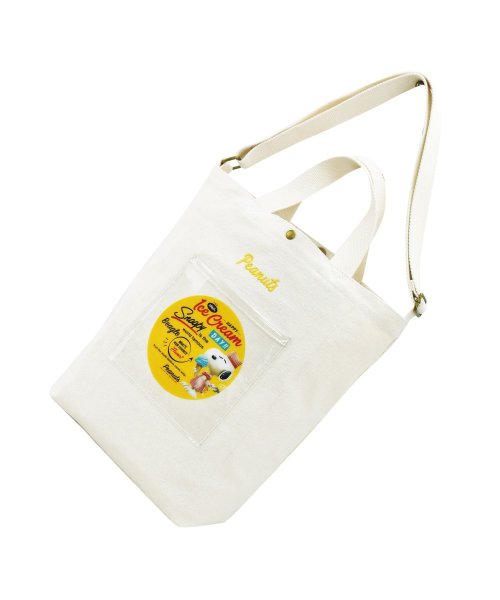 スヌーピー トートバッグ ショルダートート レディース 女子 大人マグネット 縦型 キャラクター キャンバス 小さめ カジュアル ストリート ランナー Runner Magaseek