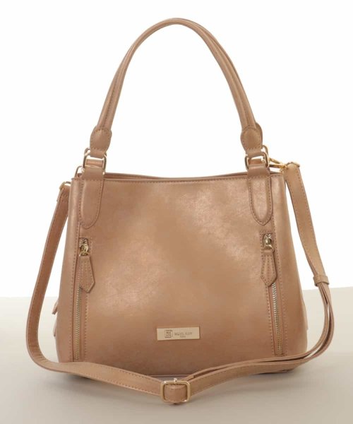 MK MICHEL KLEIN BAG(エムケーミッシェルクランバッグ)/【2WAY】フェイクレザースクエアバッグ/img02