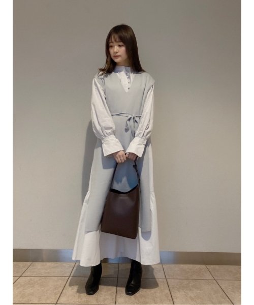 ベストレイヤードシャツワンピース レディースファッション 阪急百貨店公式通販 Hankyu Fashion