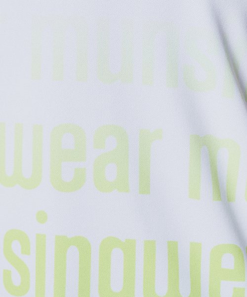 Munsingwear(マンシングウェア)/【ENVOY】グラデーションロゴプリント半袖シャツ【クーリスト D－Tec】【アウトレット】/img08