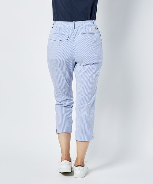 ストレッチサッカーストライプ7部丈パンツ マンシングウェア Munsingwear Magaseek