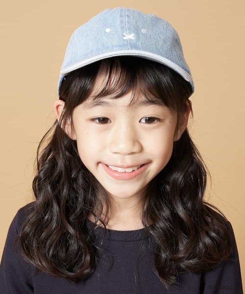 a.v.v(KID'S)(アー・ヴェ・ヴェキッズ)/[KIDS]【数量限定】ミッフィーフェイスシシュウキャップ/img01