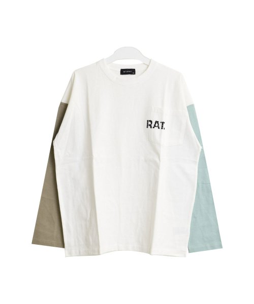 RAT EFFECT(ラット エフェクト)/ポケット付ロングTシャツ/img12