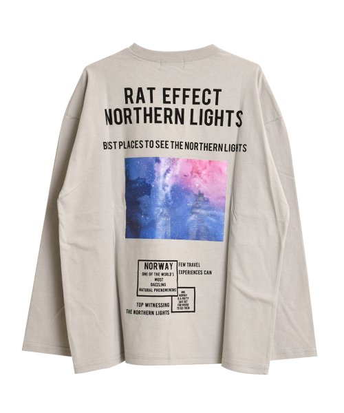 RAT EFFECT(ラット エフェクト)/フォトプリントロングTシャツ/img13