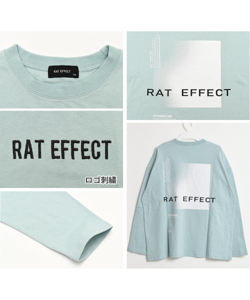 RAT EFFECT(ラット エフェクト)/グラデーションプリントロングTシャツ/img11