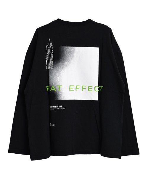 RAT EFFECT(ラット エフェクト)/グラデーションプリントロングTシャツ/img12